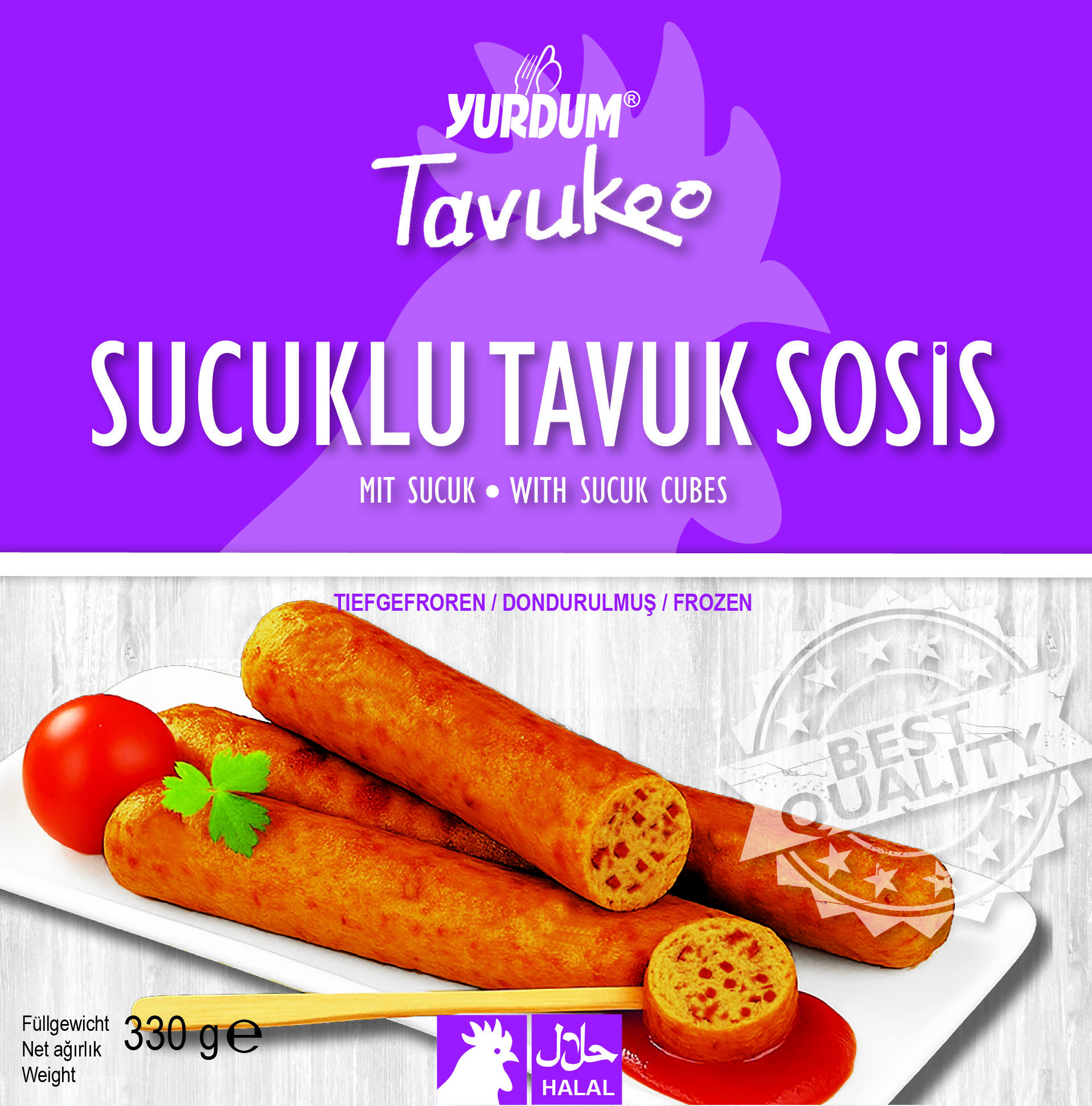 Sucuklu Tavuk Sosis